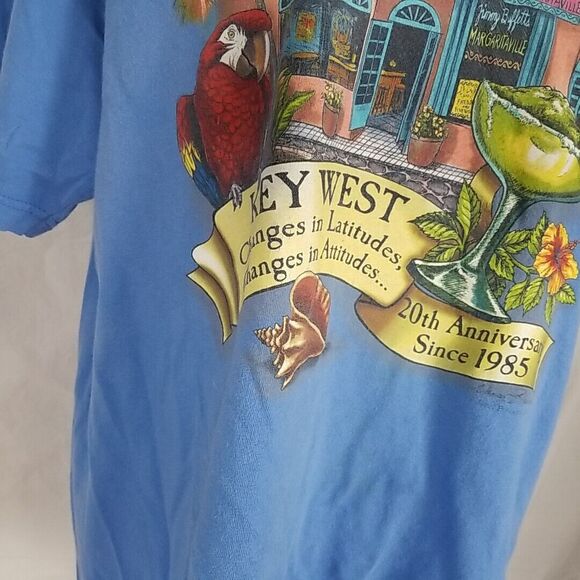 Jimmy Buffett Margaritaville T-Shirt, XL KEY WEST Florida, Changes in Latitudes - Picture 5 of 11